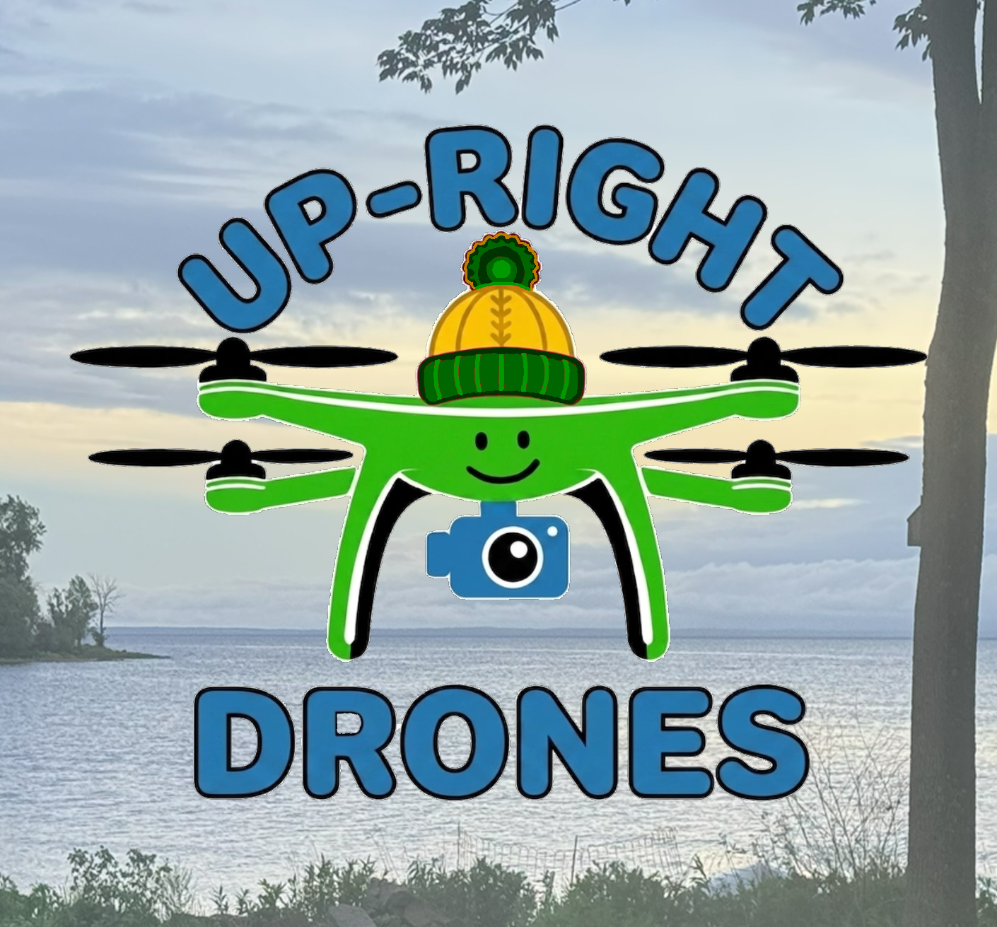 UP-Right Drones L.L.C. Logo